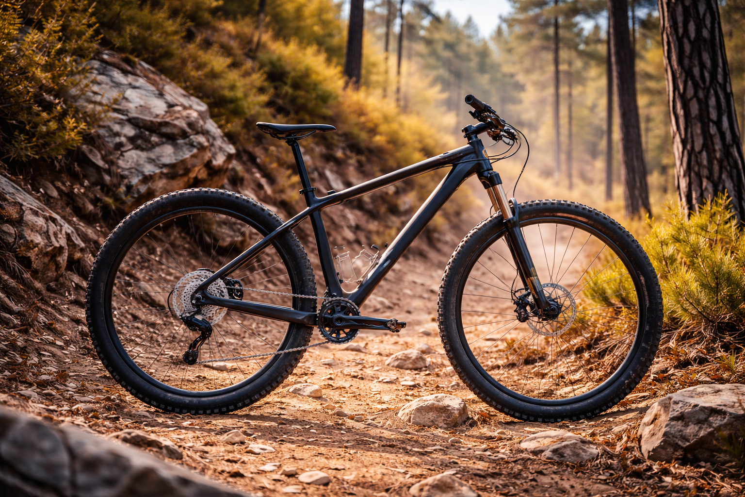 Horský hardtail bicykel